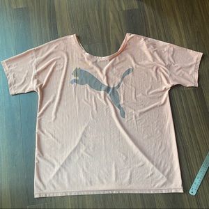 Puma sheer oversized mesh shirt